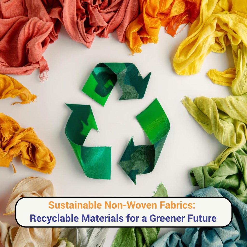 Sustainable non-woven fabrics made from recyclable materials supporting eco-friendly industries and reducing waste